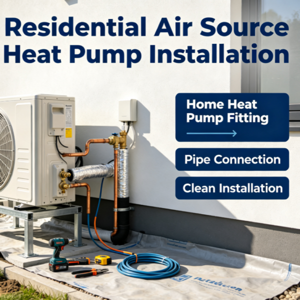 Residential Air Source Heat Pump Installation