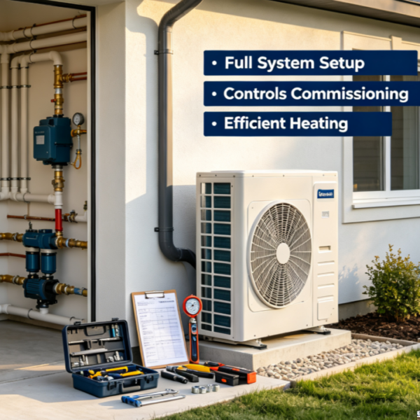 Heat Pump Heating System Installation & Setup